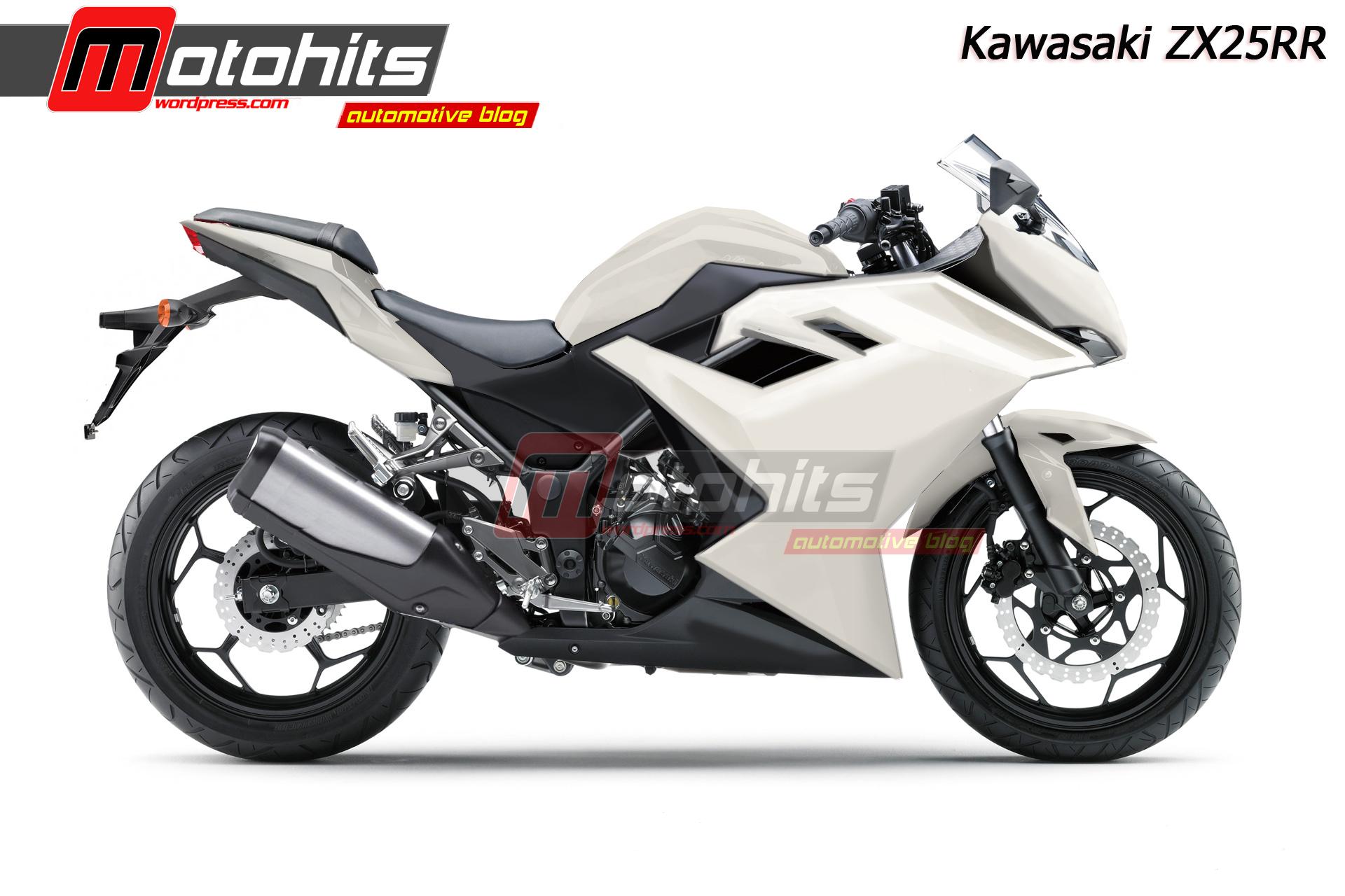 Rendering The Next Kawasaki Ninja 250 Fi Zx25rr Motohits Com