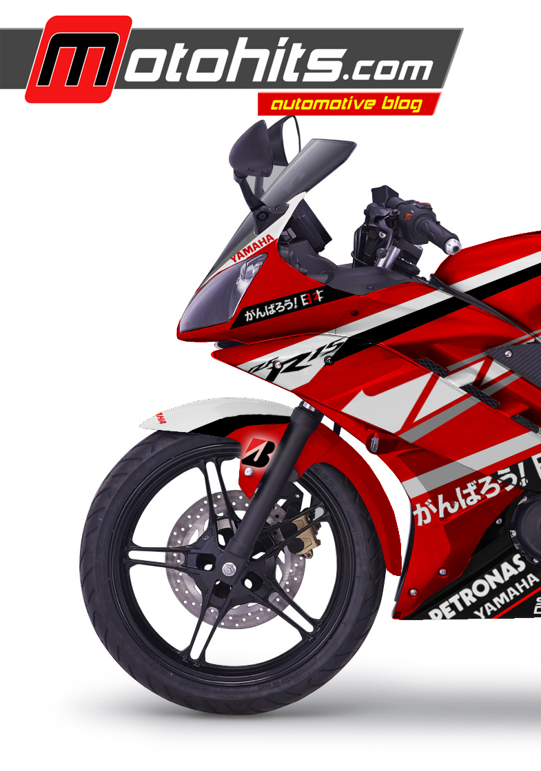 Pojok Modifikasi Modif Decal R15 Livery Yamaha Motogp 2011 Red