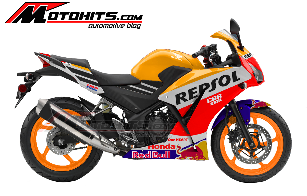  Modifikasi  New CBR150R Livery Honda RC213V 2019  motohits com