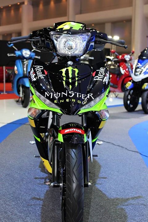 Modifikasi Jupiter MX King Livery Yamaha Tech3  motohitscom