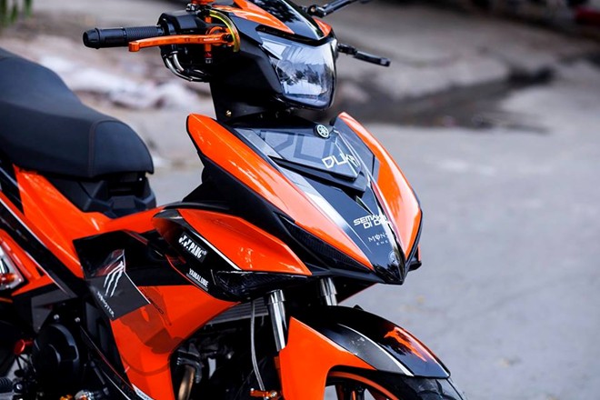 Modifikasi Yamaha Exciter Orange Black, Nih Buat Inspirasi 