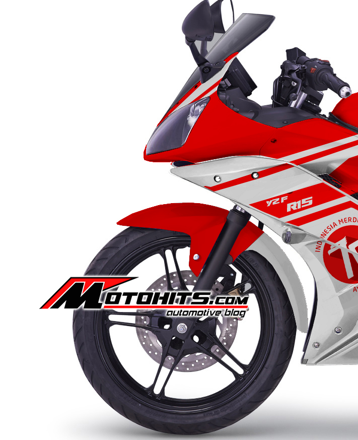 Modif Decal Yamaha R15 Merah Putih, Merdeka!!!  motohits.com